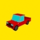 Low poly pickup truck - 3DOcean Item for Sale
