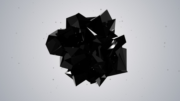 Black Abstraction Logo Reveal