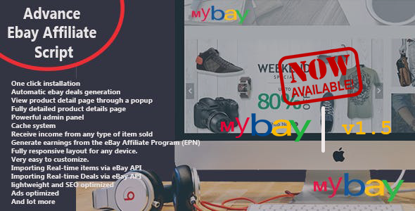 Mybay – Fully Automated Advanced eBay Affiliate Script