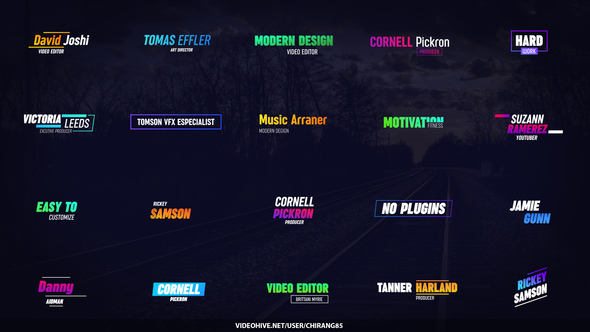 Colorful Glitch Titles alt