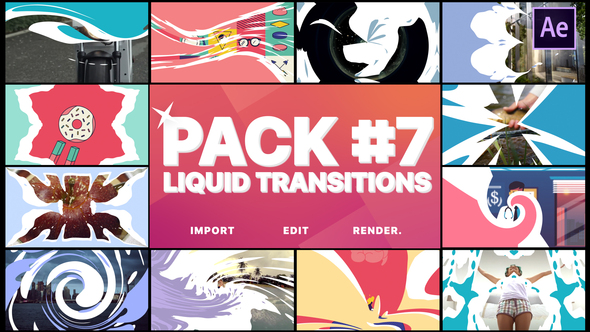 Liquid Transitions Pack 07 | After Effects Template