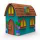 Cartoon House - 3DOcean Item for Sale