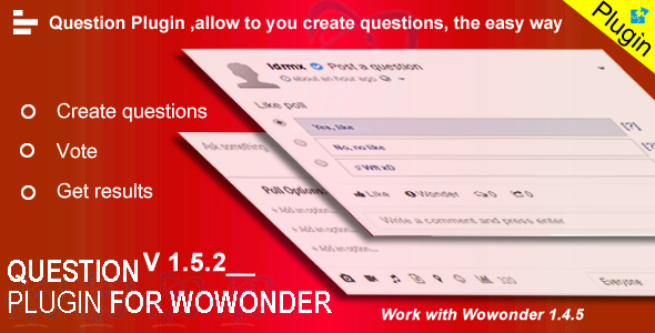 Pytanie Plugin dla Wowonder