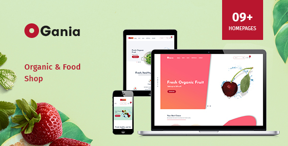 Ogania – Organic & Food WooCommerce WordPress Theme
