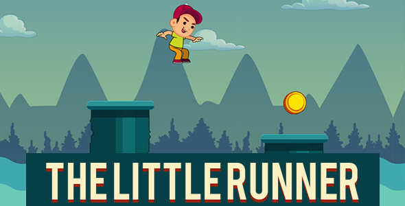 The Little Runner Platformer HTML5 Game + Capx