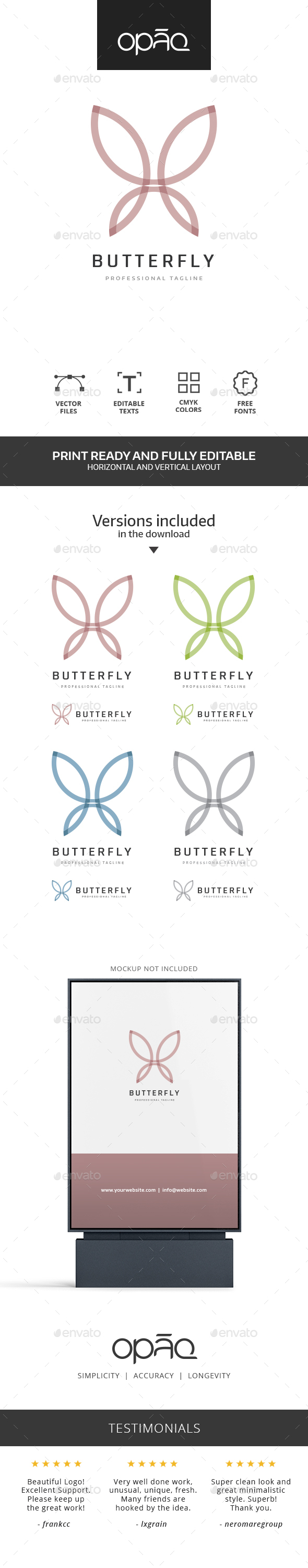 Butterfly Line Logo