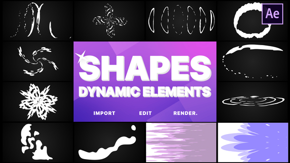 Dynamic Shapes Pack | After Effects alt