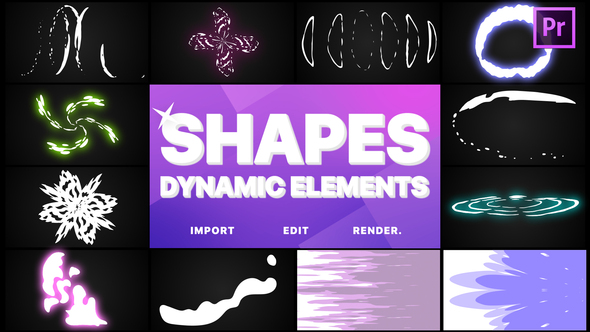 Dynamic Shapes Pack | Premiere Pro MOGRT