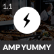 AMP Yummy Mobile - ThemeForest Item for Sale