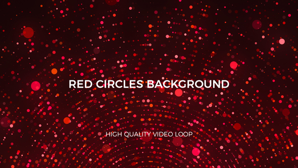 Red Circles Background
