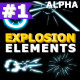 Explosion Elements Pack | Motion Graphics Pack - VideoHive Item for Sale