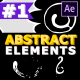 Cartoon Abstract Elements | After Effects - VideoHive Item for Sale