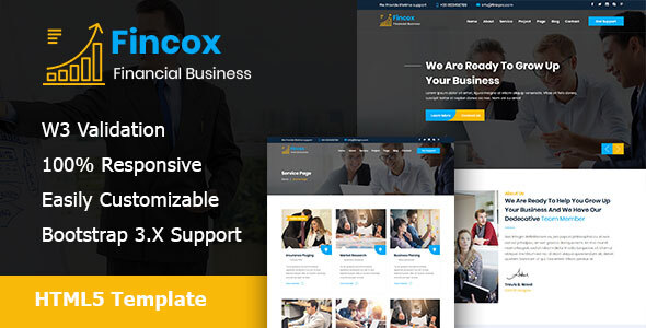 Fincox - Financial & Corporate Business HTML5 Template