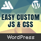 Easy Custom JS and CSS - WordPress Customization - CodeCanyon Item for Sale