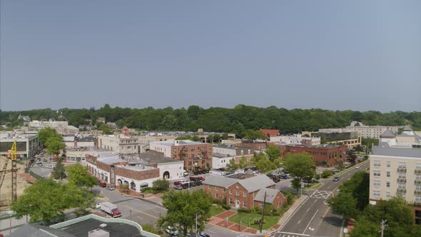 Aerial View of a Neighborhood in Long Island