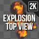 Explosion Top View 1 - VideoHive Item for Sale