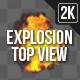 Explosion Top View - VideoHive Item for Sale