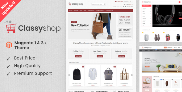 Classy Shop – Magento Responsive Template