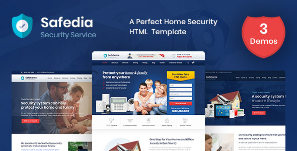 Safedia - Security HTML Template