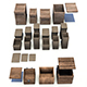 Wooden Crates and Boxes Pack - 3DOcean Item for Sale