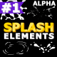 Liquid Splash Elements | Motion Graphics Pack - VideoHive Item for Sale