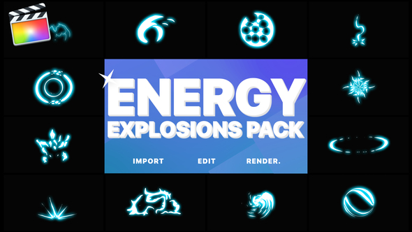 Energy Explosion Elements | FCPX alt