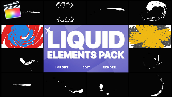 Liquid Elements And Transitions | FCPX
