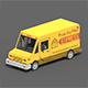 Voxel Mail Van - 3DOcean Item for Sale