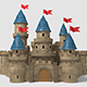 Castle cartoon - 3DOcean Item for Sale