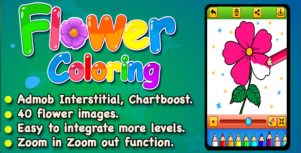 Download Download: Top Flower Coloring Book For Kids And Adult For IOS | Recommended