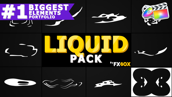 Abstract Liquid Elements | FCPX alt