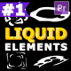Abstract Liquid Elements | Premiere Pro MOGRT - VideoHive Item for Sale