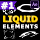 Abstract Liquid Elements | After Effects - VideoHive Item for Sale