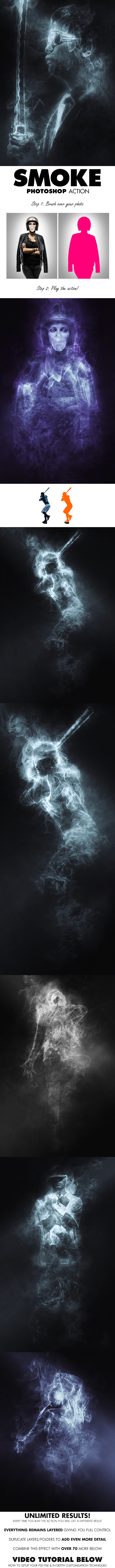 Smoke Photoshop Action