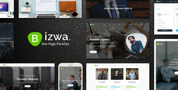 Bizwa - One Page Parallax