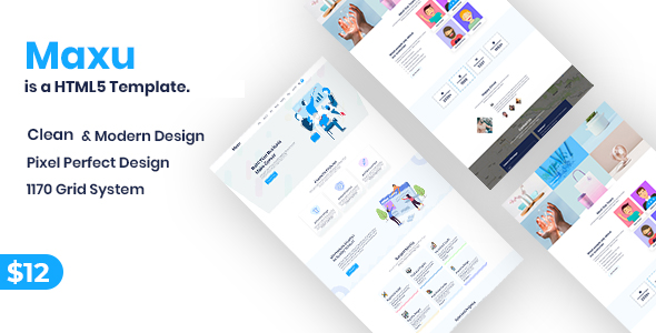 Maxu - Business HTML5 Template