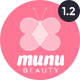 Munu - Beauty HTML5 Template + RTL - ThemeForest Item for Sale
