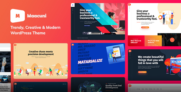 Maacuni – Multipurpose Creative Portfolio WordPress Theme