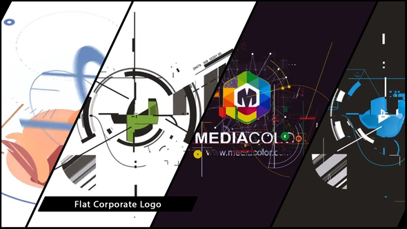 Flat Corporate Logo V03 Designer alt