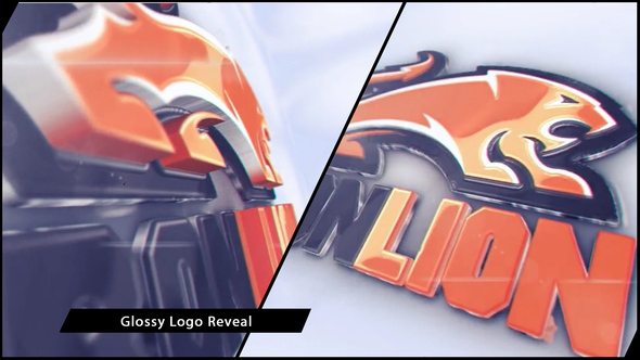 Glossy 3D Corporate Logo alt