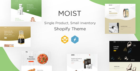 Moist - Single Product Responsive Shopify Theme