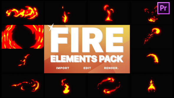 Fire Elements | Premiere Pro MOGRT