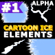Ice Cracks And Frosty Transitions | Motion Graphics Pack - VideoHive Item for Sale