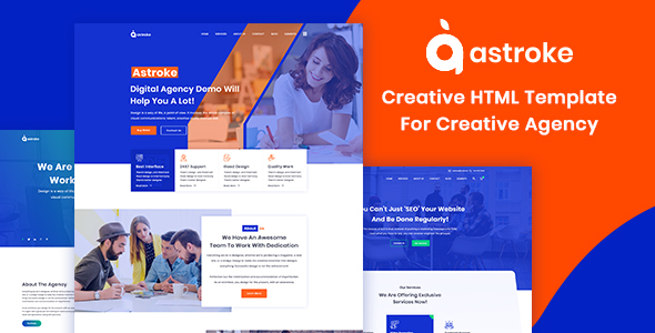 Astroke - Creative Agency HTML5 Template