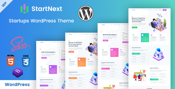 StartNext - Startups WordPress Theme