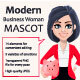 Mascot Business Woman - GraphicRiver Item for Sale