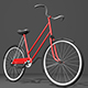 Red Bike - 3DOcean Item for Sale