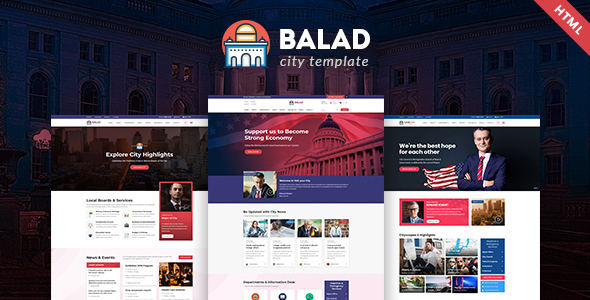 Balad - City Government Html Template