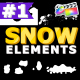 Cartoon Snow Elements | FCPX - VideoHive Item for Sale
