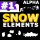 Cartoon Snow Elements | Motion Graphics Pack - VideoHive Item for Sale